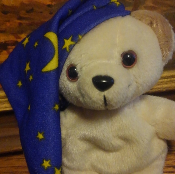 ✨ 🐻 Snuggle Bear Vintage Plush 01 Cute Wizard 😊 Vtg y2k Adorable Teddy 🔥 - Picture 2 of 9